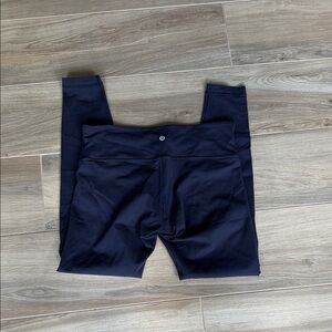 Low rise Lululemon Navy Wonder Under leggings